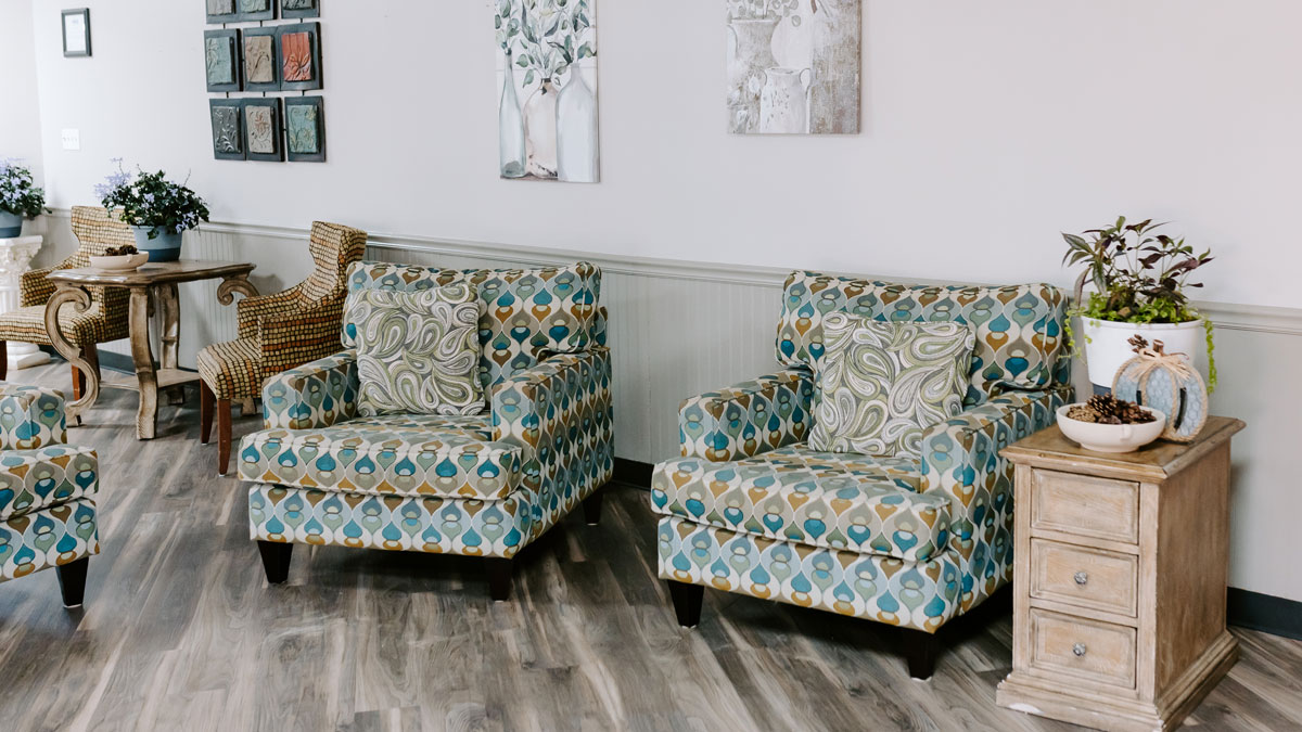Sitting Area at Pocahontas Healthcare and Rehabilitation Center